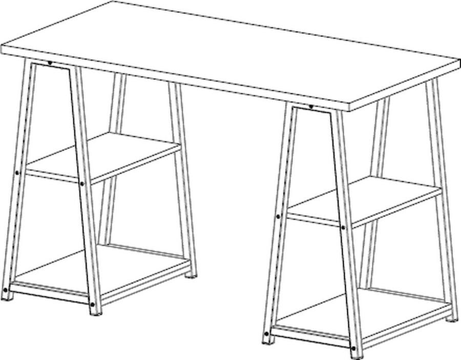 Rousseau Bureau 120 cm Bruin