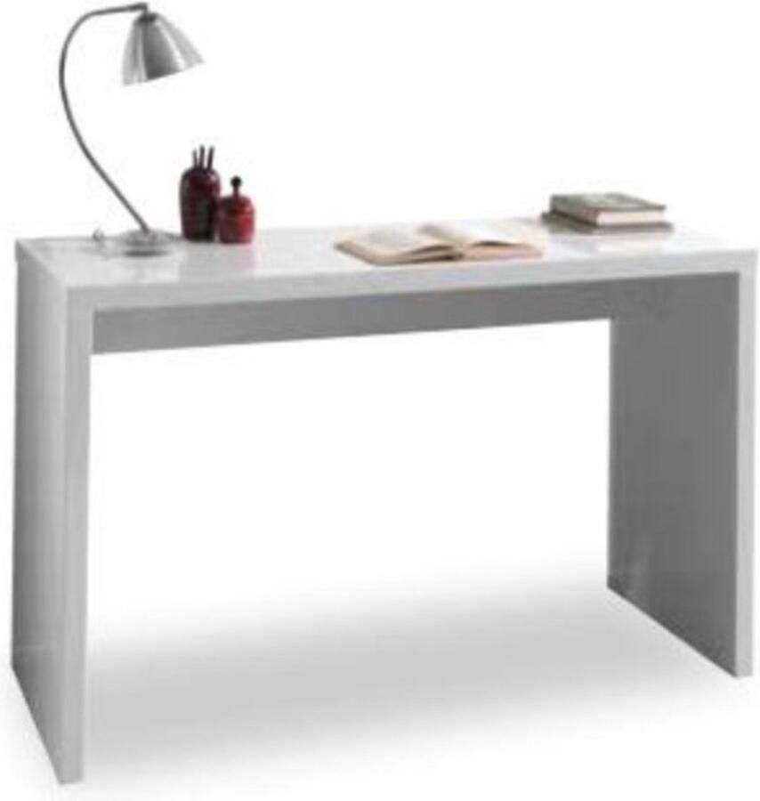 Rousseau Bureau 'Arnaud' Hoogglans Wit H75 x B120 x D50 cm
