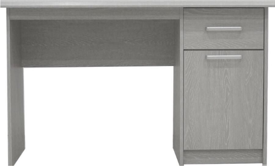 Rousseau Bureau Milou 1 Lade 1 Deur H-75 x B-121 x D-60 cm grijze eik