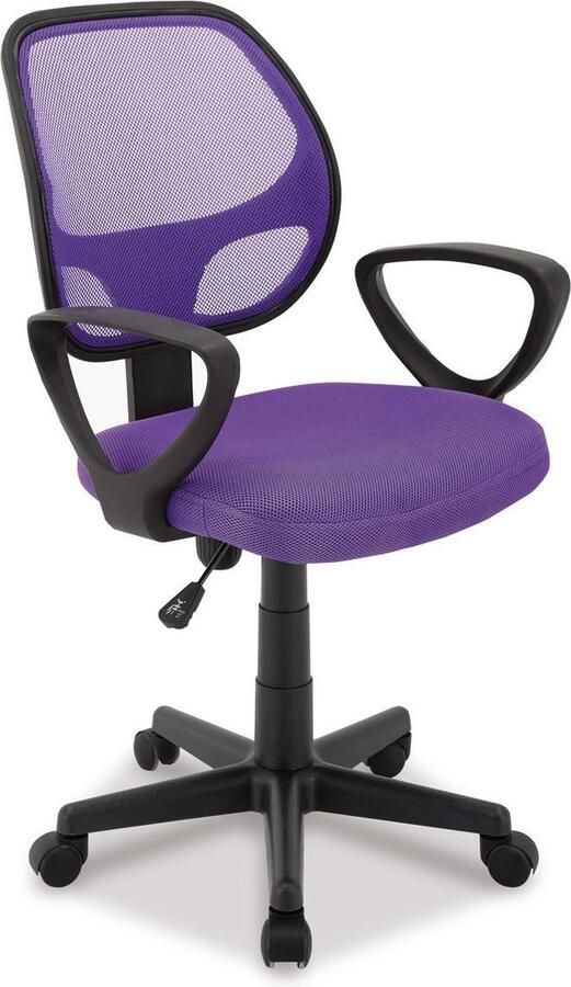 Rousseau EMOB Bureaustoel Pipa paars XL-bureaustoelen Paars PVC XL-bureaustoelen Op voorraad