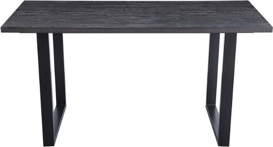 Rousseau EMOB Bartafel Alexander 180x80x93cm donkerbruin Bartafels Bruin MDF; Metaal Bartafels Op voorraad - Foto 2