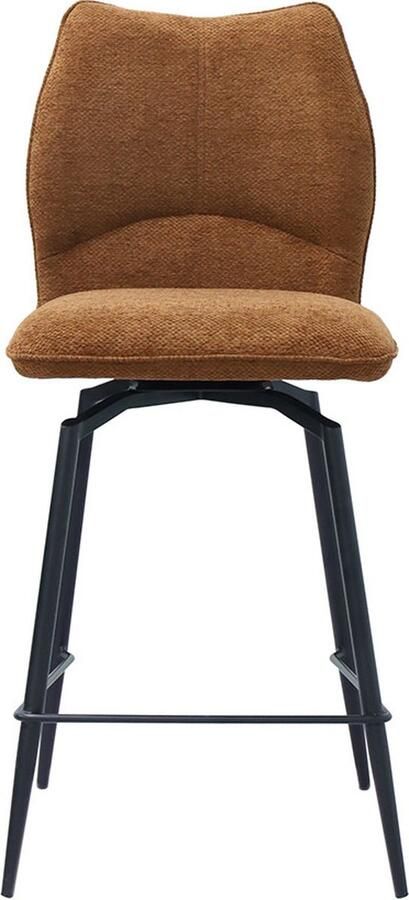 Rousseau Draaibare barstoel Lara 48 x 56 x 103 cm Rust-design Set van 2 - Foto 2