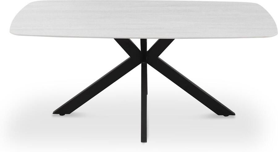 Rousseau Tafel 'Apollo' 180 cm Deens Ovaal Steen Baroque Grijs - Foto 2