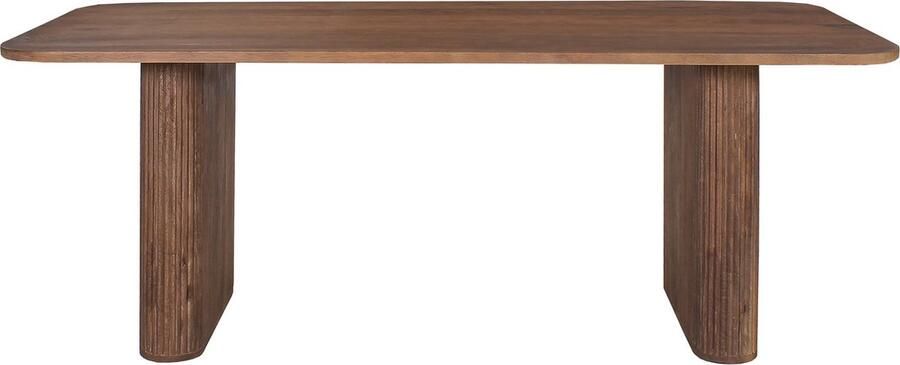 Rousseau Tafel 'Jean' 200 cm Deens Ovaal Mango Hout Lichtbruin - Foto 2