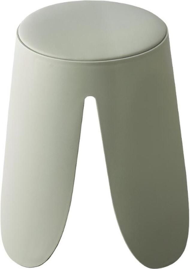 Rousseau Grijsgroene Astin Kruk PP Poten en PU Zitting 46 x 30 x 30 cm - Foto 2