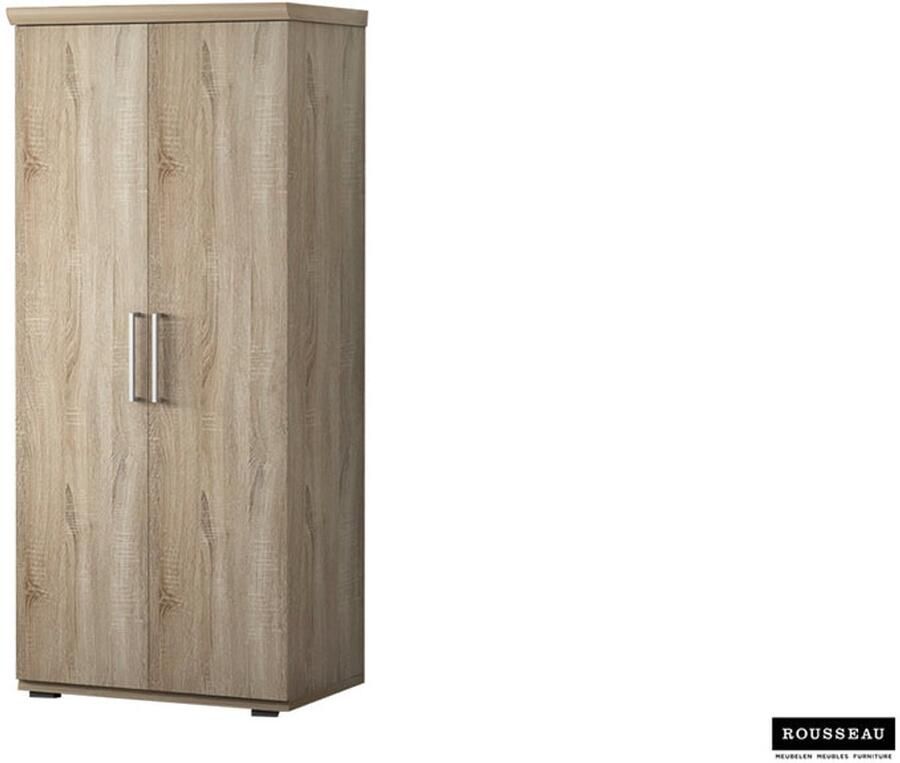 Rousseau Kledingkast 'Mike' 2 deuren Sonoma
