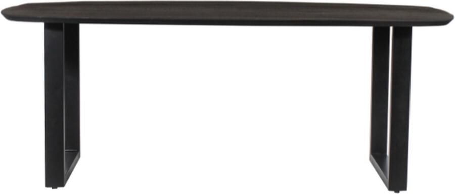Rousseau Ovale eettafel Isabo 200 x100 cm mangohout zwarte coating - Foto 2