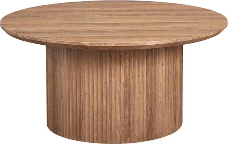 Rousseau Salontafel 'Lagos' 80 cm Rond Decor Oude Eik