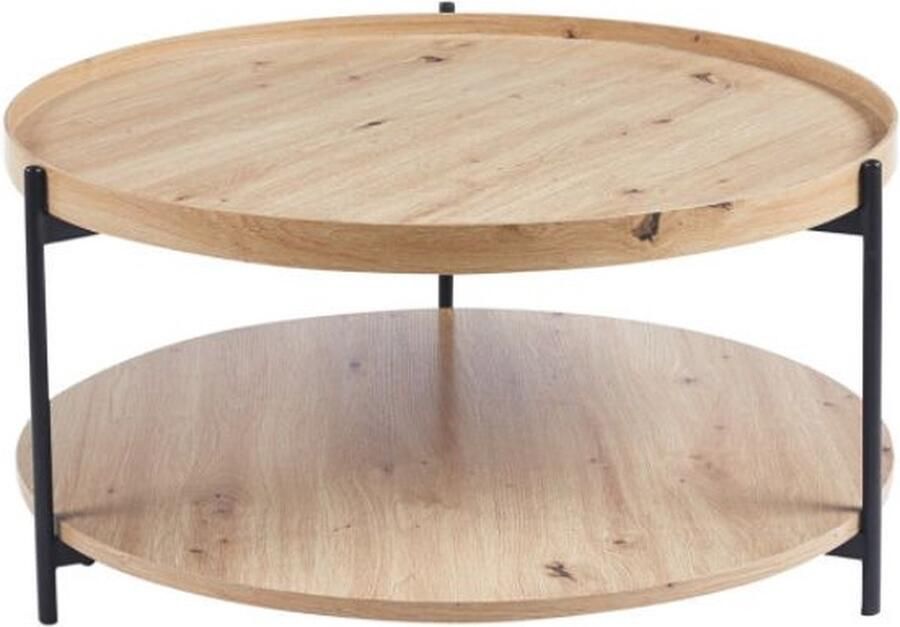 Rousseau Salontafel 'Dalina' 80 cm Decor Oude Eik - Foto 2