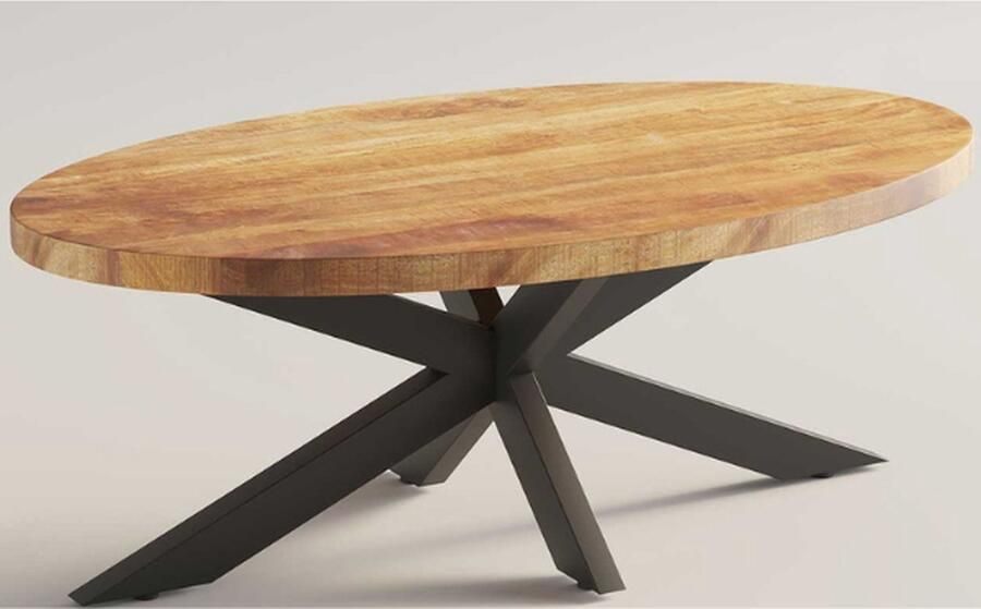 Rousseau Salontafel Madeira 130 x 70 x 45 Mangoliahouten design - Foto 2