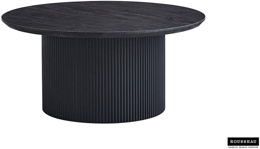 Rousseau Salontafel 'Lagos' 80 cm Rond Decor Donkerbruin