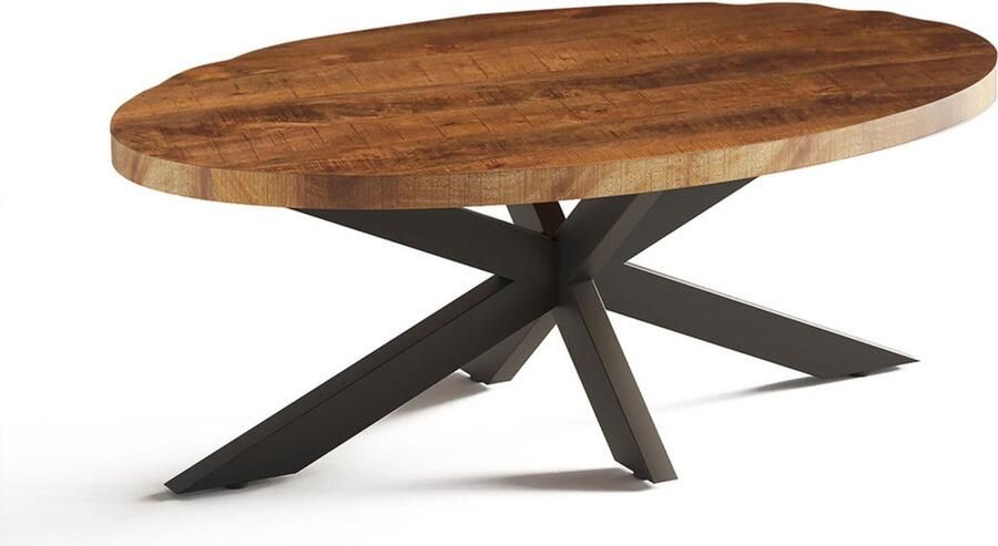 Rousseau Salontafel Madeira 130 x 70 x 45 Mangoliahouten design - Foto 3