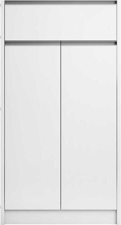 Rousseau Schoenenkast 'Lilly' 2 Deurs 1 Lade Wit H 117 x B 60 x D 35 cm - Foto 2