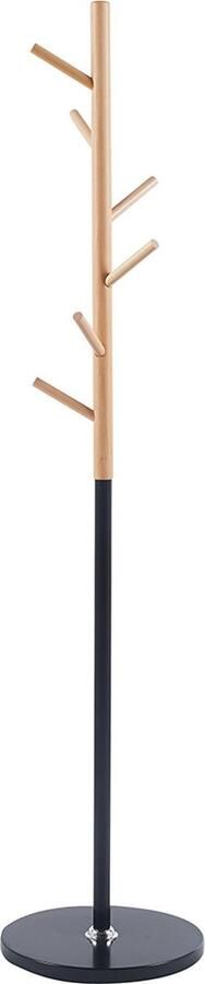 Rousseau EMOB Staande kapstok Viola Ø37 x 172 cm Beukenhout Metaal Hal & berging Wit Hout; Metaal Hal & berging Op voorraad - Foto 3