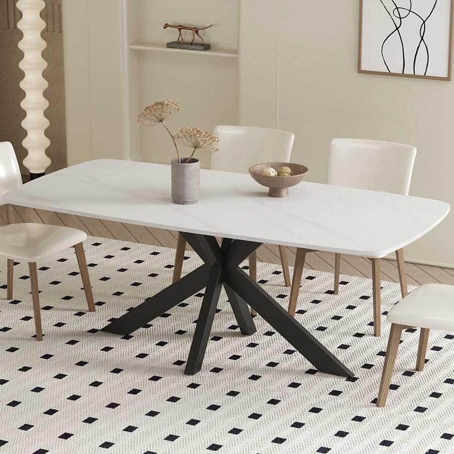 Rousseau Eettafel Apollo 180 x 90 x 76 cm Stenen design