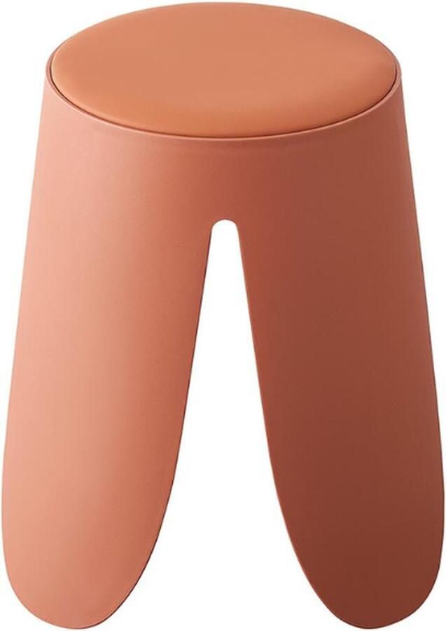 Rousseau Terracotta Astin Kruk PP Poten en PU Zitting 46 x 30 x 30 cm - Foto 3