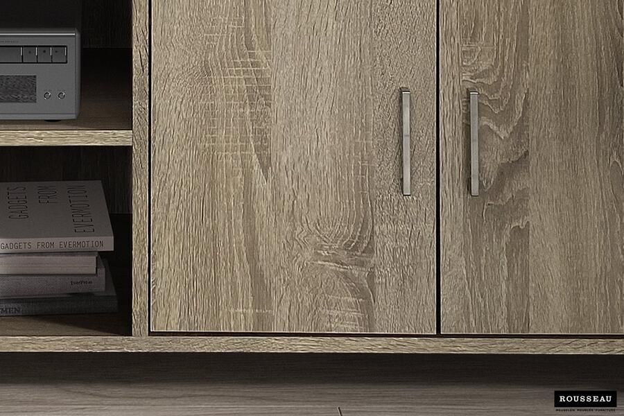 Rousseau TV Meubel Tv-meubel Dixy met 2 deuren 120cm Bruin