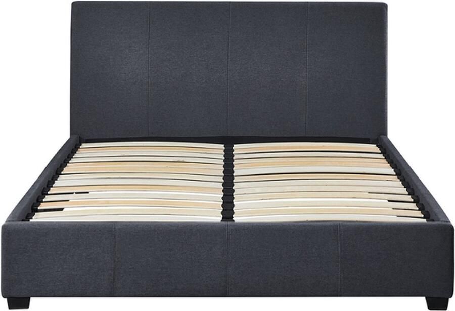 Rousseau Tweepersoonsbed Romano 140x200cm donkergrijs