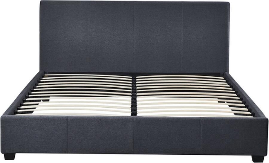 Rousseau Tweepersoonsbed Romano 160x200cm donkergrijs - Foto 2