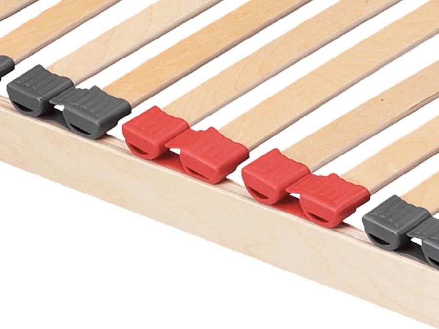 Rousseau EMOB Vaste lattenbodem Zittaro 26 latten 70x190 Lattenbodems Bruin Hout Lattenbodems Op voorraad