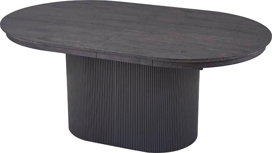 Rousseau Uitschuifbare tafel 'Lagos' 180-220 cm Ovaal Decor Donkerbruin - Foto 2