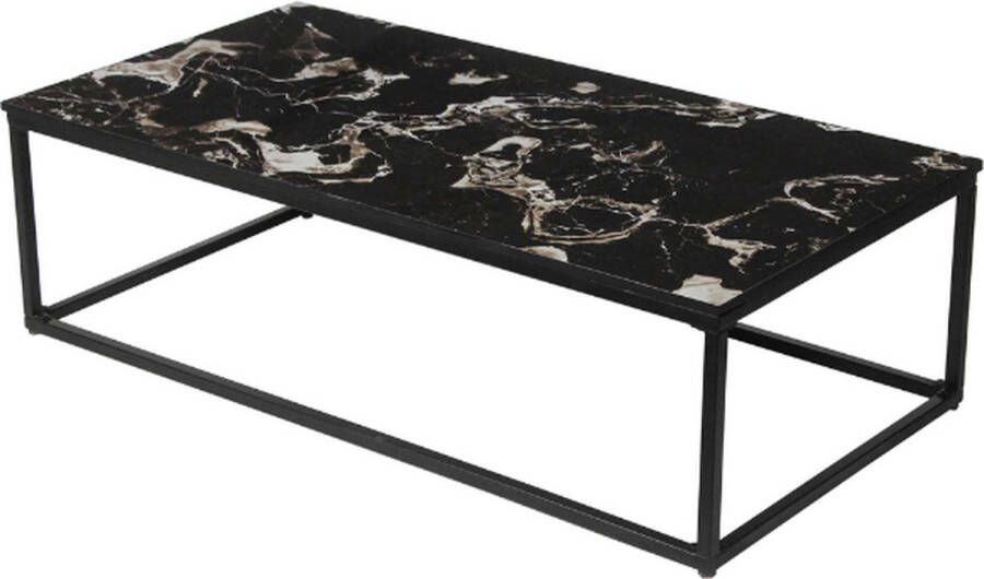 Rousseau Salontafel Zwart 120x60x35 cm