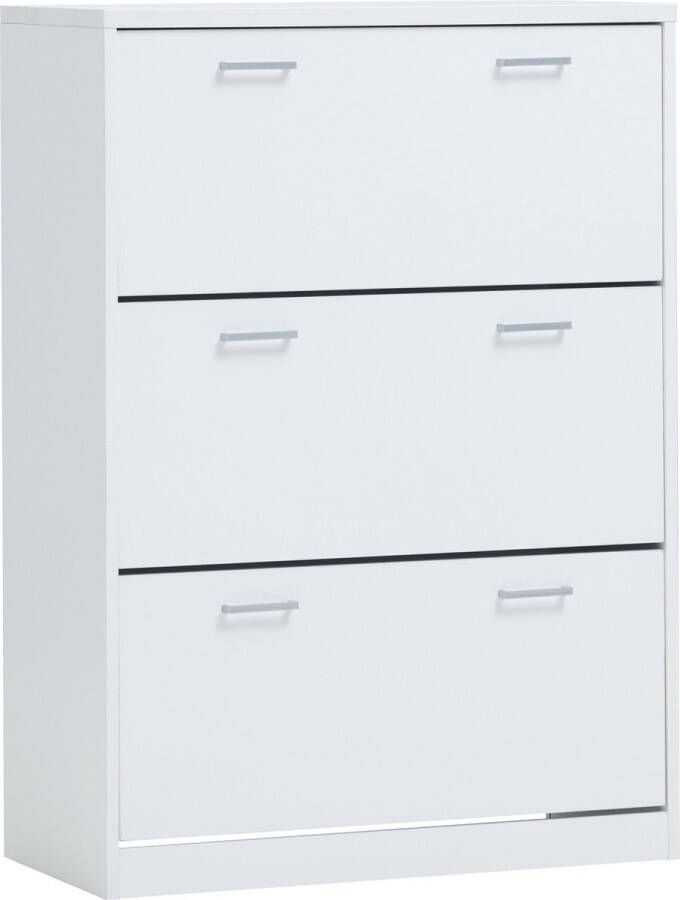 Rousseau Schoenenkast Spacio 3 laden wit
