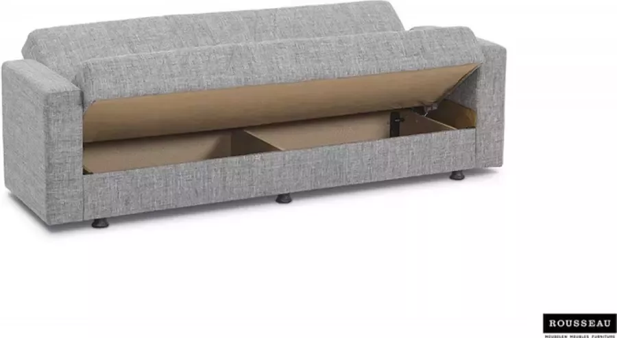 Rousseau Slaapbank Manisa Lichtgrijs Salon Sofa Bed