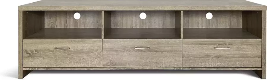 Rousseau TV Meubel Tv-meubel Dixy met 3 lades 180cm Bruin - Foto 2