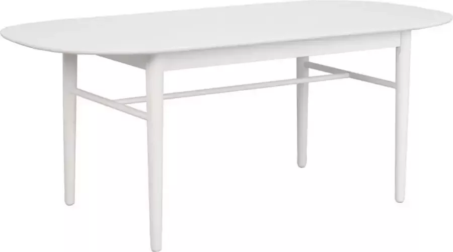 Rowico Home Akita ovale houten eettafel wit 190 x 90 cm