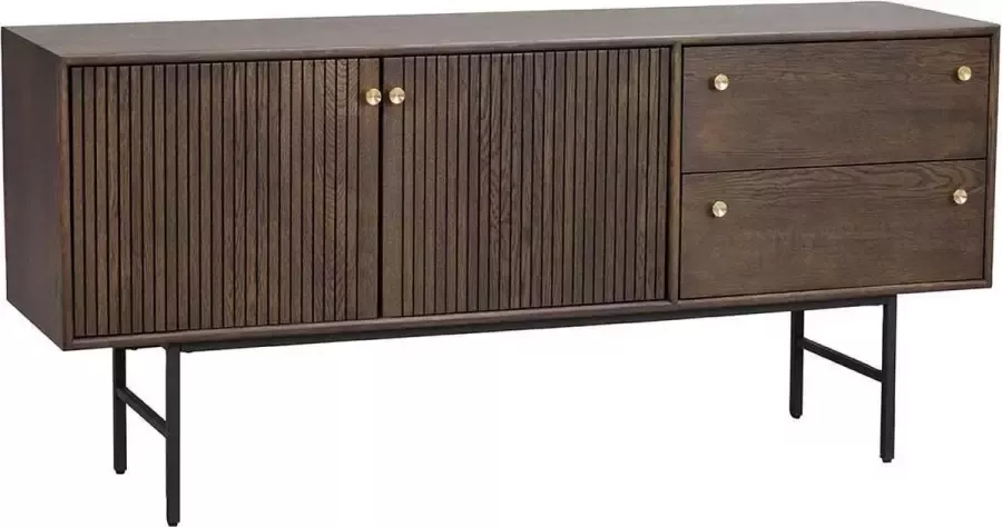 Rowico Home Clearbrook houten dressoir walnoot 160 x 42 cm