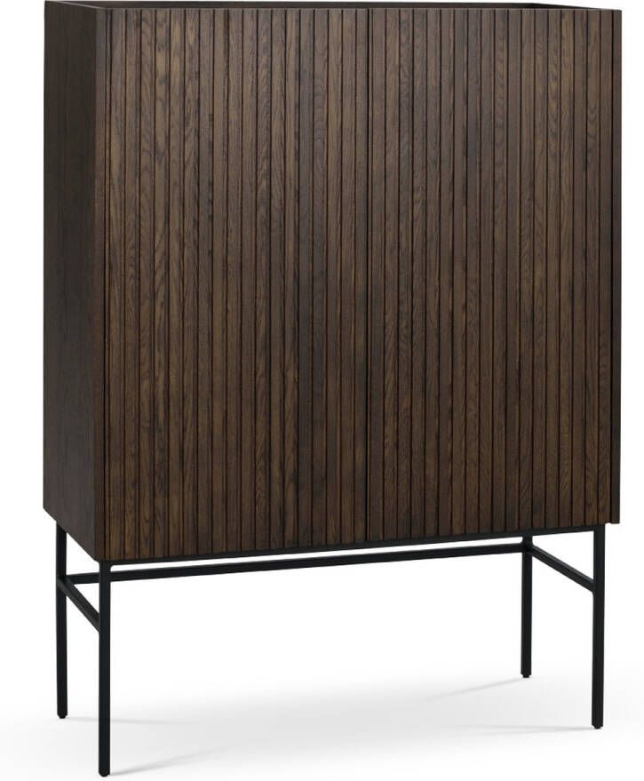 Rowico Home Halifax houten opbergkast bruin 140 x 100 cm