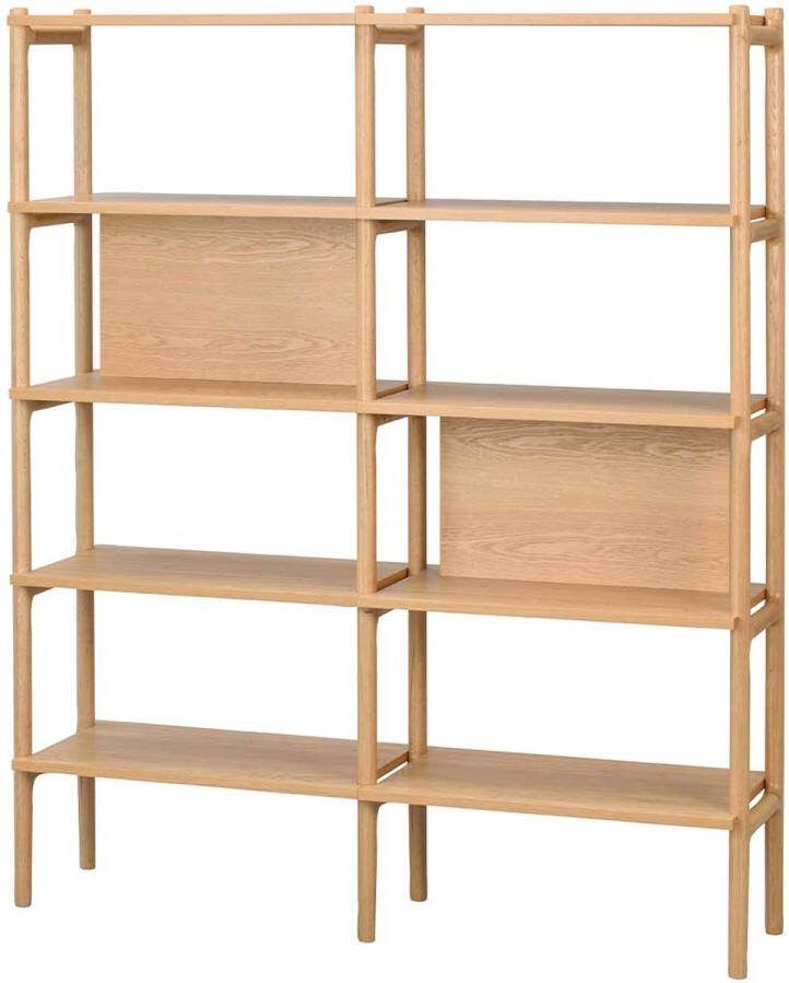 Rowico Home Holton houten wandkast naturel 140 x 166 cm - Foto 1