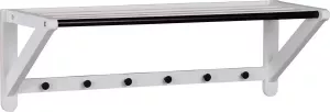 Rowico Home Metro eikenhouten kapstok wit met hoedenplank 80 cm