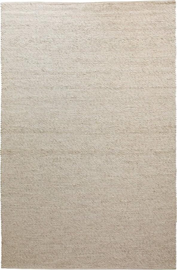 Rowico Home Auckland Wollen Vloerkleed Handgeknoopt Groot Kleed Scandinavisch Woonkamer Slaapkamer Beige 290 x 200 cm