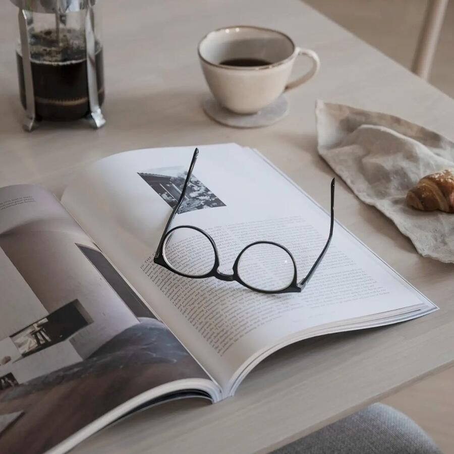 Rowico Home Filippa Verlengstuk voor Rechthoekige Houten Eettafel Massief Eikenhout Scandinavisch Whitewash 50 x 90 cm