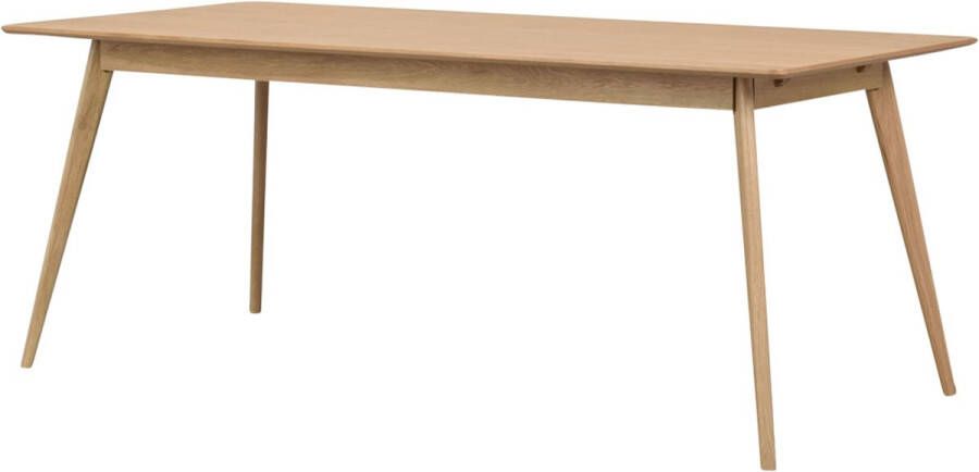 Rowico Home Yumi verlengbare houten eettafel naturel 190 x 90 cm
