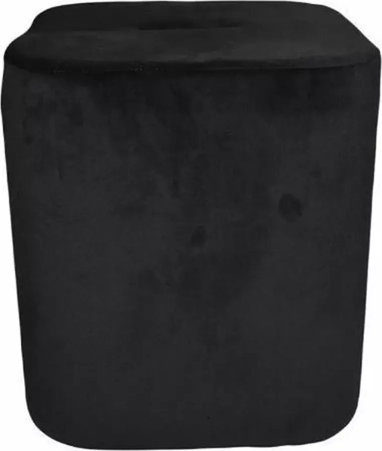 Fietsaccessoires Rox Living kruk 35 x 38 cm fluweel zwart