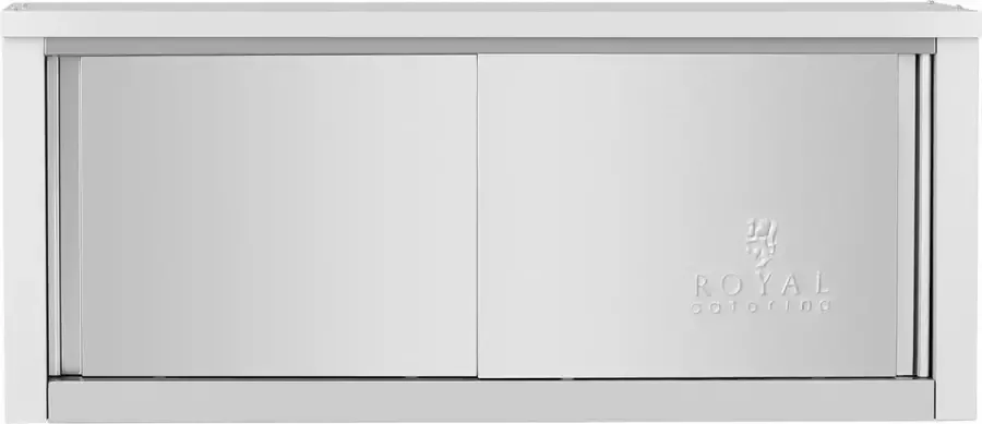 Royal Catering Armario de pared 1200 x 400 x 500 mm 75 kg laadvermogen per compartiment - Foto 2