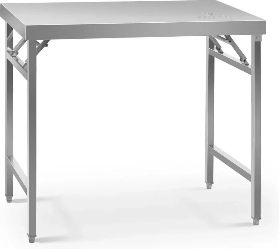 Royal Catering RVS werktafel ECO 60 x 100 cm 210 kg inklapbaar - Foto 2