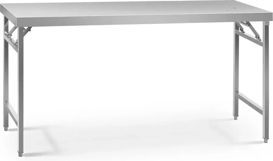 Royal Catering RVS werktafel PREMIUM 60 x 180 cm 230 kg opklapbaar