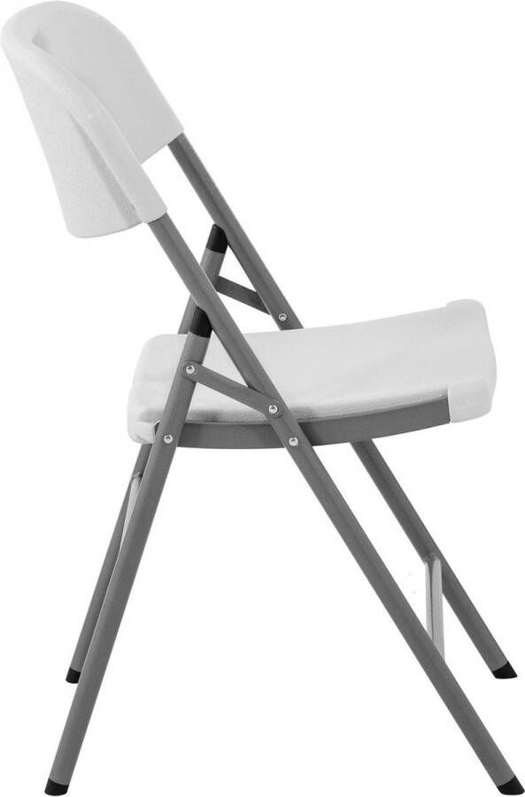Royal Catering Silla plegable 180 kg Stoel: 40 x 38 cm wit