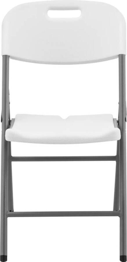 Royal Catering Sillas plegables set van 4 180 kg zitvlak: 40 x 38 cm wit - Foto 2