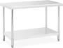 Royal Catering Roestvrij stalen werktafel 120 x 60 cm max. draagcapaciteit 110 kg - Thumbnail 2
