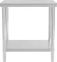 Royal Catering Roestvrij stalen werktafel 68 x 60 cm 190 kg laadvermogen - Thumbnail 3