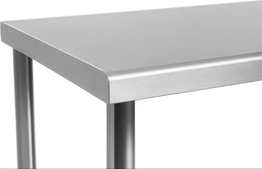 Royal Catering Roestvrij stalen werktafel Totaal draagvermogen 195 kg 200 x 60 cm