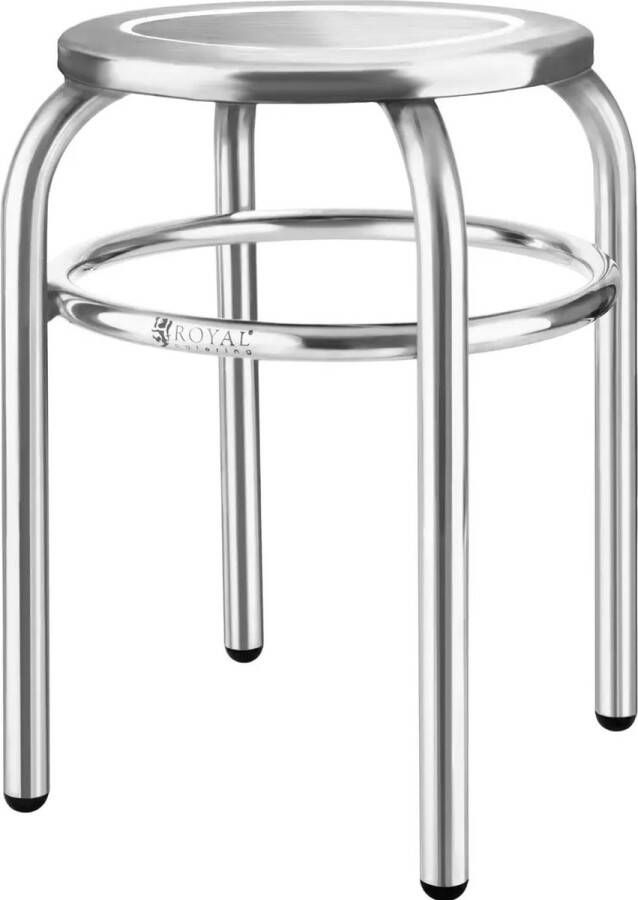 Royal Catering Roestvrijstalen kruk diameter 29 cm