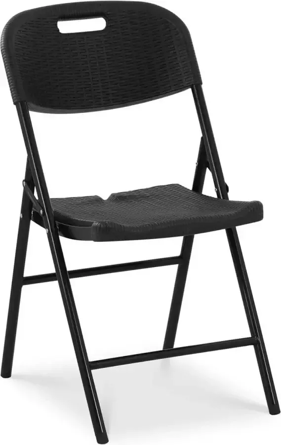 Royal Catering Silla plegable 180 kg Stoel: 40 x 38 cm zwart
