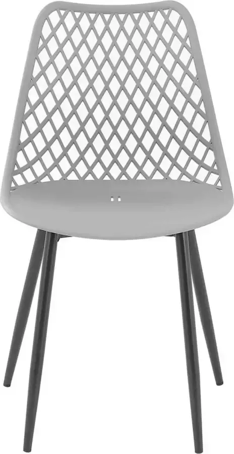 Royal Catering Stoel set van 4 tot 150 kg rugleuning met luchtsleuven wit - Foto 2