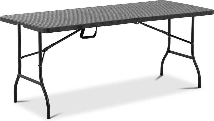 Royal Catering Mesa plegable 1.830 x 750 x 740 mm 150 kg binnen buiten Negro